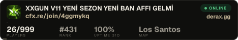 XXGUN V11 YENİ SEZON YENİ BAN AFFI GELMİ
