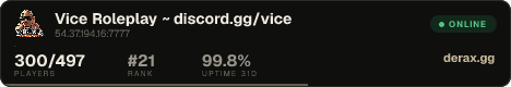 Vice Roleplay ~ discord.gg/vice