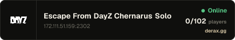 Escape From DayZ Chernarus Solo/Duo/Trio
