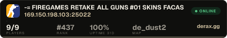 -=★ FIREGAMES ★ RETAKE ALL GUNS #01 ★ SKINS ★ FACAS ★