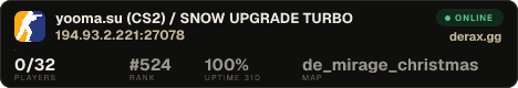 ███ ➥ yooma.su (CS2) / SNOW UPGRADE TURBO