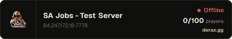 SA Jobs - Test Server
