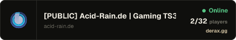 [PUBLIC] Acid-Rain.de | Gaming TS3 Server
