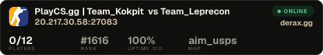 PlayCS.gg | Team_Kokpit vs Team_Leprecon