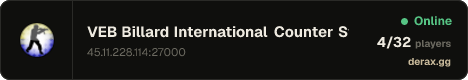 VEB Billard International Counter Strike