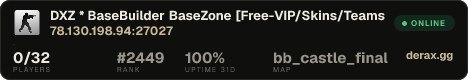 DXZ * BaseBuilder BaseZone [Free-VIP/Skins/Teams/Shop]