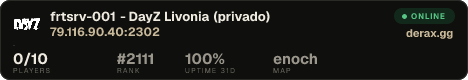 frtsrv-001 - DayZ Livonia (privado)