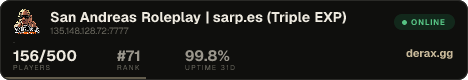 San Andreas Roleplay | sarp.es