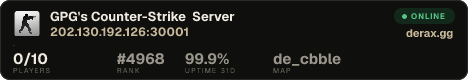 GPG's Counter-Strike Server