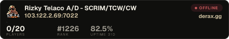 Rizky Telaco A/D - SCRIM/TCW/CW