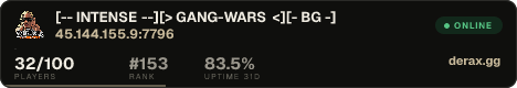 [-- INTENSE --][> GANG-WARS <][- BG -]