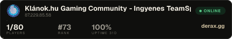 Klánok.hu Gaming Community - Ingyenes TeamSpeak szerver