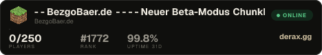 - - BezgoBaer.de - - - - Neuer Beta-Modus ChunkEmpire - -