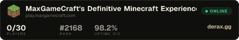 MaxGameCraft's Definitive Minecraft Experience
