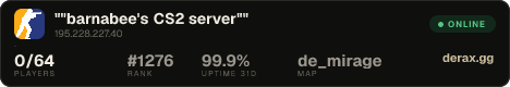 ""barnabee's CS2 server""