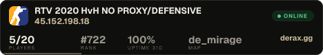 『 RTV 』✦ 2020 ✦ HvH ✦ NO PROXY/DEFENSIVE ✦