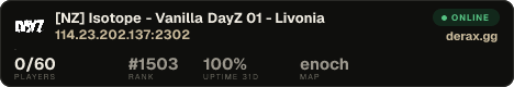 [NZ] Isotope - Vanilla DayZ 01 - Livonia