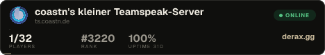 coastn's kleiner Teamspeak-Server