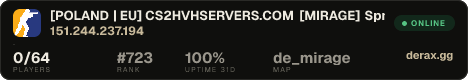 [POLAND | EU] CS2HVHSERVERS.COM [MIRAGE] Spread | NO DT - HvH