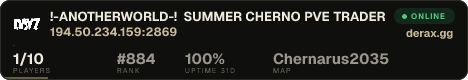 !-ANOTHERWORLD-! SUMMER CHERNO PVE TRADER HELI EXPLORE 2035