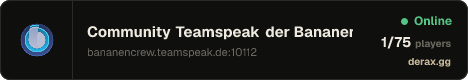 Community Teamspeak der Bananen Crew