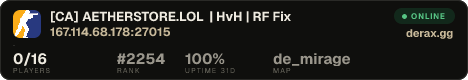 [CA] AETHERSTORE.LOL | HvH | RF Fix