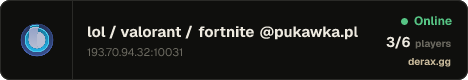 lol / valorant / fortnite @pukawka.pl