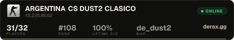 ARGENTINA CS DUST2 CLASICO