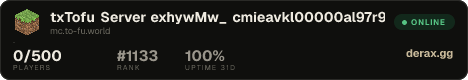 txTofu Server exhywMw_ cmieavkl00000al97r9bbcban MCLIST-6F6D7B07
