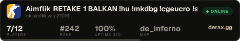 ▄ ▇ Aimflik RETAKE 1 BALKAN !hu !mkdbg !cgeucro !srbihr