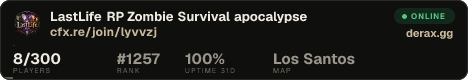 LastLife RP Zombie Survival apocalypse