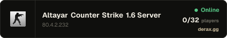 Altayar Counter Strike 1.6 Server