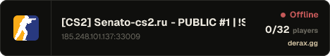 [CS2] Senato-cs2.ru - PUBLIC #1 | !SKINS !VIP !LVL