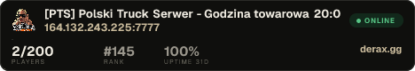 [PTS] Polski Truck Serwer - Godzina towarowa 20:00 [PTS]