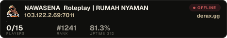 NAWASENA Roleplay | RUMAH NYAMAN