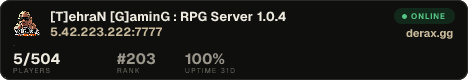 [T]ehraN [G]aminG : RPG Server 1.0.4