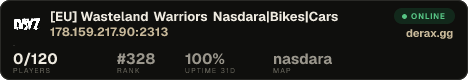 [EU] Wasteland Warriors Nasdara|Bikes|Cars