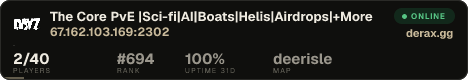 The Core PvE |Sci-fi|AI|Boats|Helis|Airdrops|+More