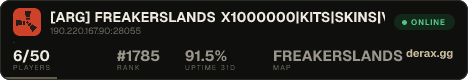 [ARG] FREAKERSLANDS X1000000|KITS|SKINS|VIPS|CAMPOS DE BATALLA