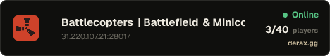 Battlecopters | Battlefield & Minicopter PVP / Minicopter Train