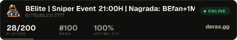 BElite | Gun Game| 21:00H | Nagrada: 5KG Droge