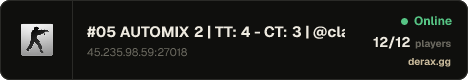 • #05 AUTOMIX 2 | TT: 9 - CT: 4 | @claneminence | ARGENTINA | CLAN EMINENCE