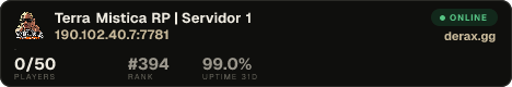 Terra Mistica RP | Servidor 1