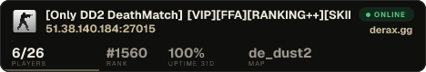 [Only DD2 DeathMatch] [VIP][FFA][RANKING++][SKINS]