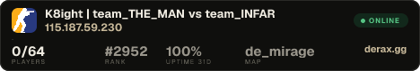 K8ight | team_THE_MAN vs team_INFAR