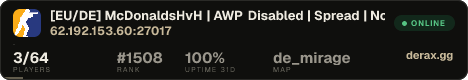 [EU/DE] McDonaldsHvH | AWP Disabled | Spread | No DT