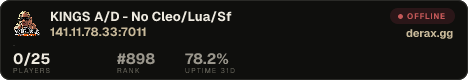 KINGS A/D - No Cleo/Lua/Sf