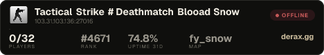 Tactical Strike # Deathmatch Blooad Snow