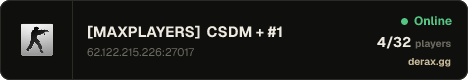[MAXPLAYERS] CSDM ПУШКИ+ЛАЗЕРЫ #1