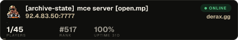 [archive-state] mce server [open.mp]